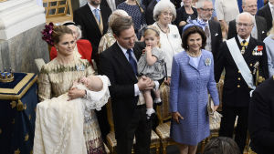 Prins Nicolas döptes på söndagen den 11 oktober.