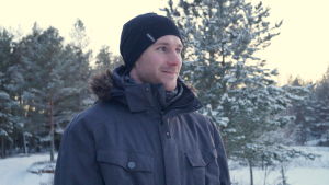Robin Holmström. Robin Holmström är en av eldsjälarna bakom motrcrossbanan.