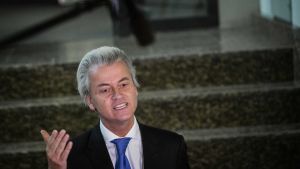 Den förutspådda segern för Geert Wilders frihetsparti uteblev och ytterhögerns populister i Europa fick en betydande förlust. Frihetspartiet PPVs partiledare Gert Wilders.
