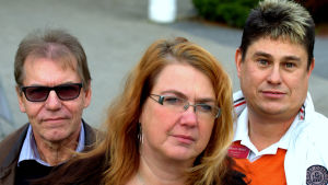 Per-Ole Råholm, Carola Backholm och Mikael Finne ingår i den nya hjärtgruppen som just nu samlar in namn. Per-Ole Råholm, Carola Backholm och Mikael Finne i den nya hjärtgruppen.