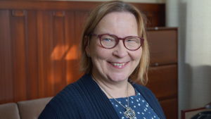 Jakobstads kommundirektör Kristina Stenman. Stadsdirektör Kristina Stenman.