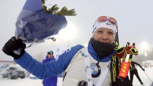 Triumfen i Ruhpolding var Mäkäräinens första världscupseger på tysk mark. Kaisa Mäkäräinen etta i Ruhpolding
