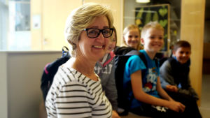 Pia af Hällström är säker på att hennes elever inte kommer att ha problem med varken textbehandling eller e-post då de går ut grundskolan. Pia af Hällström, klasslärare i Mårtensbro skola