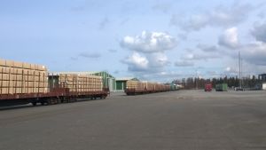 Godståg i Kaskö