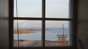Såhär lugnt och fridfullt som på den här arkivbilden från Utö var det sannerligen inte. Vippfyren vid Utö fyr.