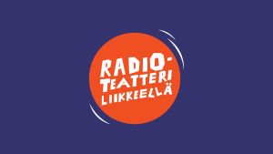 Radioteatteri liikkeellä -projektin logo väritaustalla.