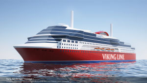 Viking Lines nya färja är i en annan storleksklass än Kvarkenfärjan. Fartyget blir 218 meter långt och rymmer 2 800 passagerare Viking Line