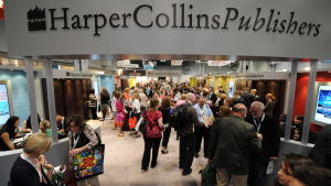 HarperCollins-kustantamo tuli Suomen markkinoille. Kuva vuoden 2011 BookExpo America -tapahtumasta. BookExpo America 2011: Harper Collins -kustantamo