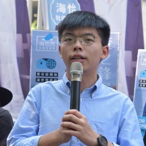 Det här är den andra gången som Joshua Wong blir inspärrad. Porträtt på Joshua Wong.