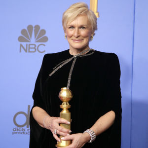 Rollen som frun till en nobelpristagare gav Glenn Close en Golden Globe. Rollen som frun till en nobelpristagare gav Glenn Close en Golden Globe.