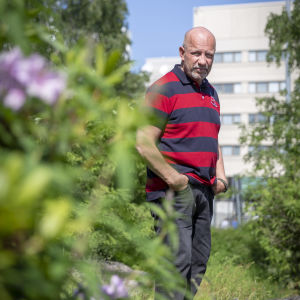Ylikonstaapeli Kenneth Eriksson Poliisitalolla.