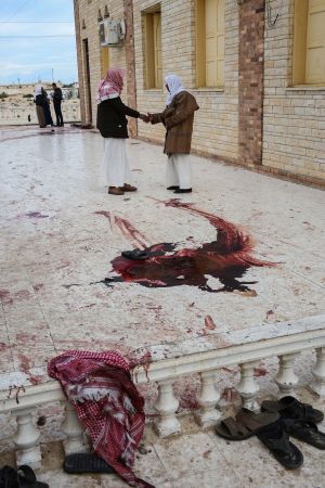 President Abdel Fattah al-Sisi gav order om att IS skulle krossas efter en terrorattack mot en moské på Sinaihalvön i november. Terrordådet som var det värsta i landets historia krävde över 300 dödsoffer President Abdel Fattah al-Sisi efter en terrorattack mot en moské på Sinaihalvön i november. Terrordådet som var det värsta i landets historia krävde över 300 dödsoffer