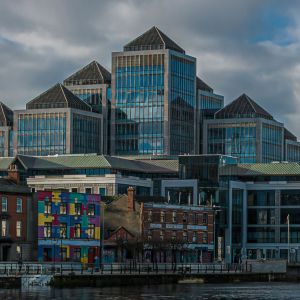 Kontorslokaler i Dublins Docklands.