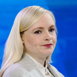 Maria Ohisalo i Ykkösaamu.