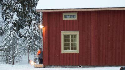 Det nya huset vid Furirsbostället.