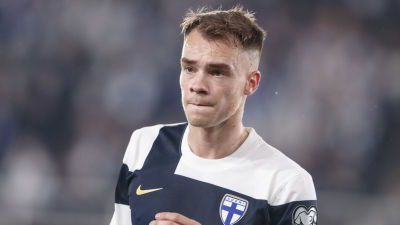 Leo Väisänen i landslaget.