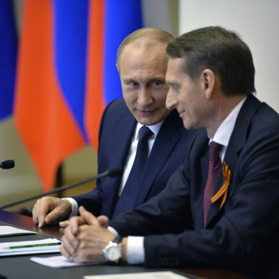 Sergei Naryshkin och Vladimir Putin