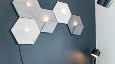 Detalj ur inredningen i Villa Ilta.