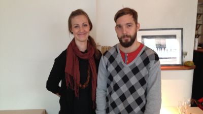 Linda Stenman-Langhoff och Filip Langhoff driver restaurangen Ask.