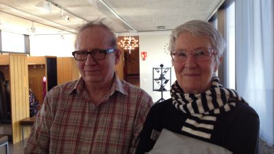 Syskonen Christer Löfman och Isa Haslecker ville få farfars tavla värderad.