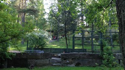 Grillplatsen på Övik lägergård