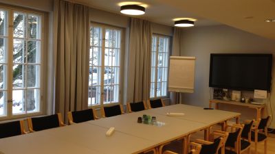 Det finns sex stycken konferensrum i Fiskars Forum.