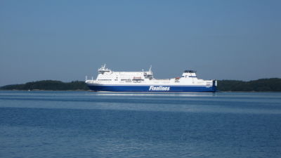 Finnlines fartyg i juli 2014.
