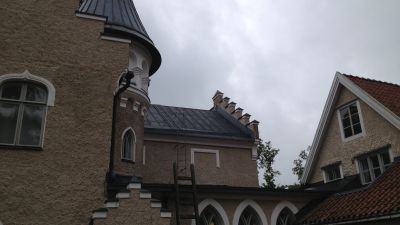 Svidja slott, fasad