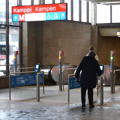Kampens metrostation.