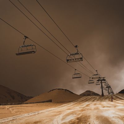 Saharan hiekka värjäsi ilman oranssiksi eteläisessä Euroopassa
