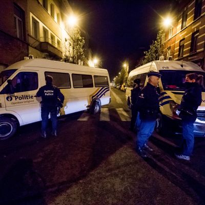Belgian poliisi teki perjantaina useita pidätyksiä Brysselissä.