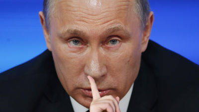 Photoshoppad bild på Putin.