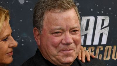 Skådespelaren James T. Kirk deltar i premiären av en Star Trek-film i Hollywood den 19 september 2017.