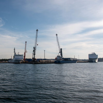 Västra hamnen i Hangö.