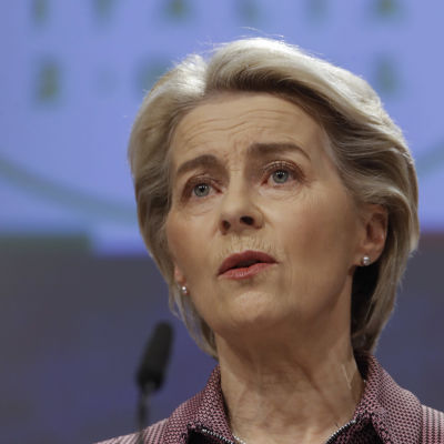 Euroopan komission puheenjohtaja Ursula von der Leyen.
