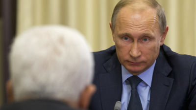 Putin träffade Abbas i Moskva