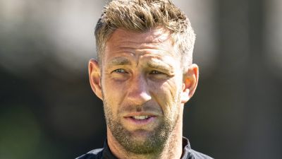 Maarten Stekelenburg under ett träningspass.