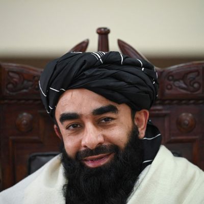Talibanernas talesman Zabihullah Mujahid 22.1.2022