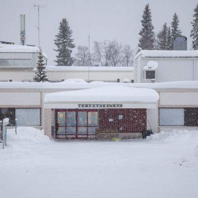 Hälsovårdscentralen i Ivalo i Enare kommun den 24 januari 2020.