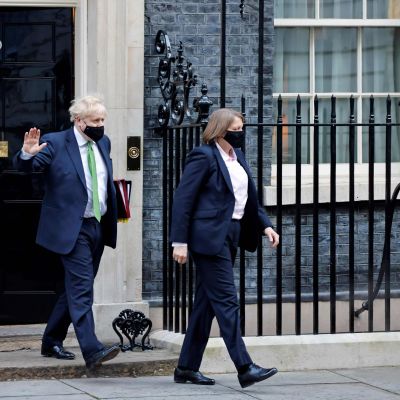 Boris Johnson på gatan