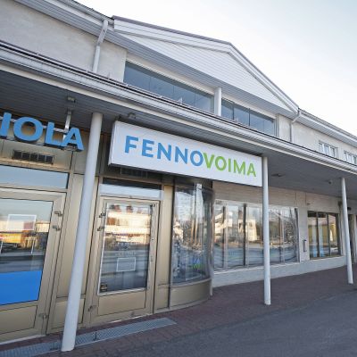 Fennovoiman toimisto Pyhäjoen keskustassa 7. marraskuuta 2016.