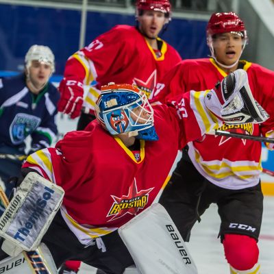 Red Star Kunlunin maalivahti Tomi Karhunen.
