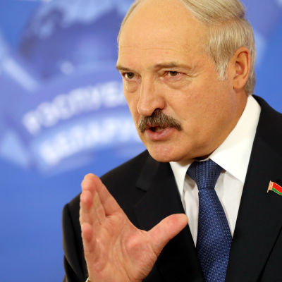 Aleksandr Lukasjenko segrade i presidentvalet 11.10.2015.