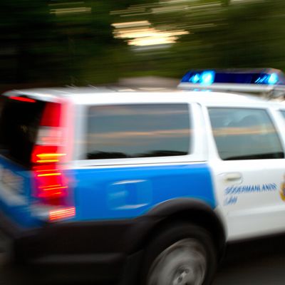 Svensk polisbil