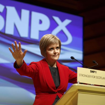 Skotska nationalistpartiets ledare Nicola Sturgeon