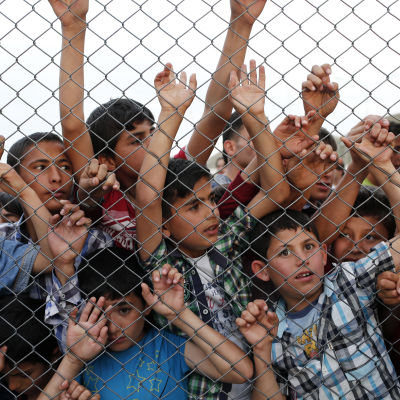 Syriska flyktingbarn i Turkiet.