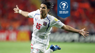Milan Baros i Tjeckiens landslag.