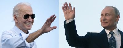 Joe Biden och Vladimir Putin