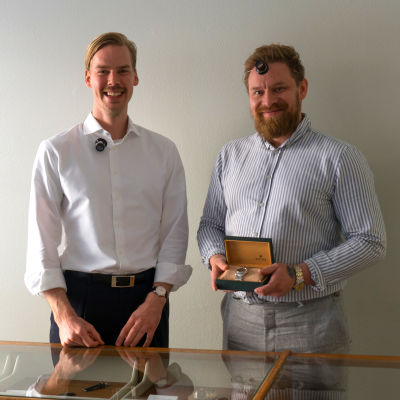 Urmakarna Eric Wikholm och Kari-Matti Ratsula