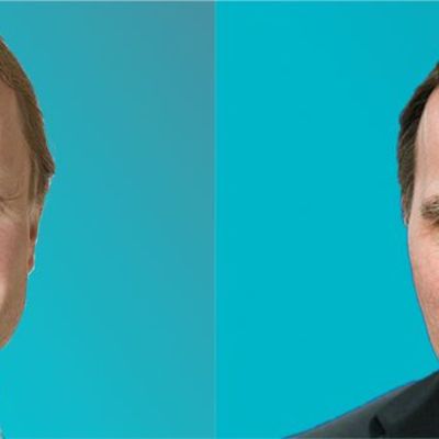 Juho Eerola ja Stefan Löfven.